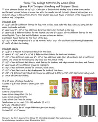 Teeny Tiny Collage Pattern - Group 14, Designer Handbag and Designer Shoes! - FWLHTT14