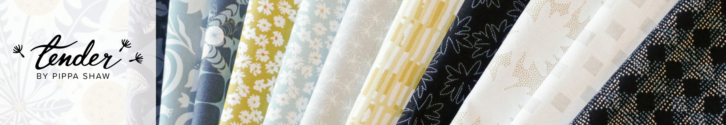 Tender Quilt Fabric - 10" Tiles - set of 42 10" squares - TTENDER42-10