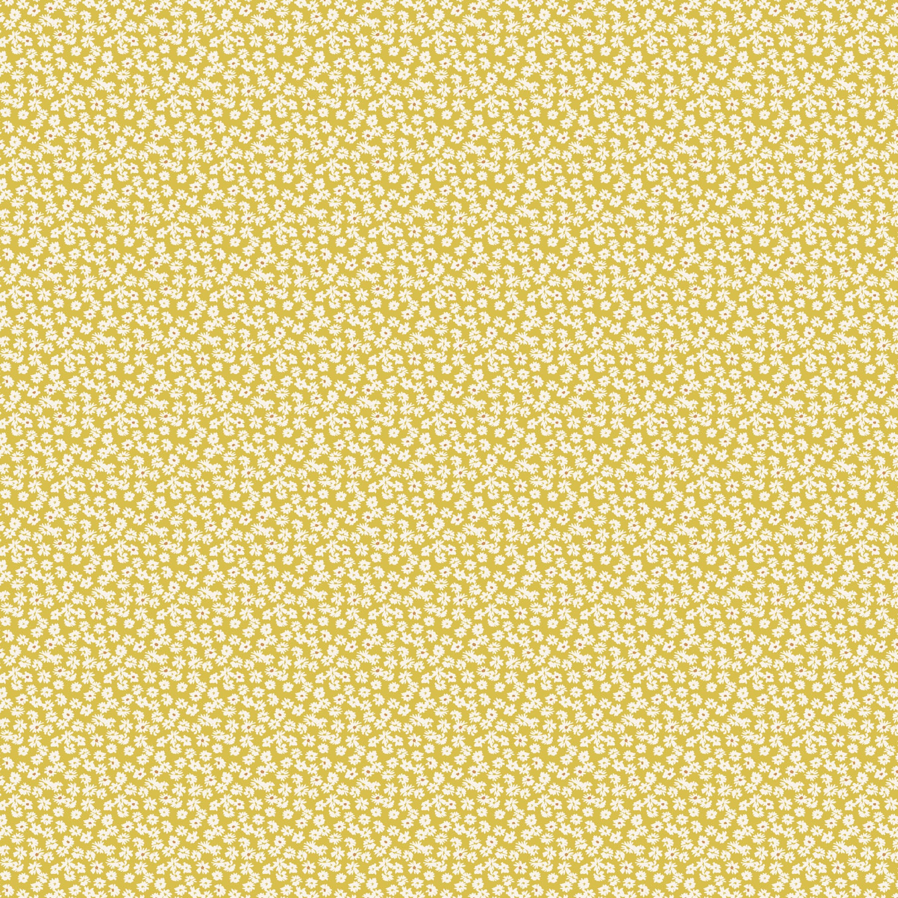 Tender Quilt Fabric - Daisies in Yellow - 91163-51