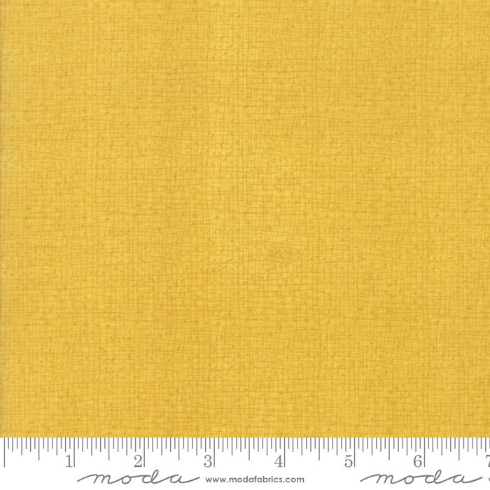 Thatched Quilt Fabric - Blender in Buttercup (Yellow) - 48626 133