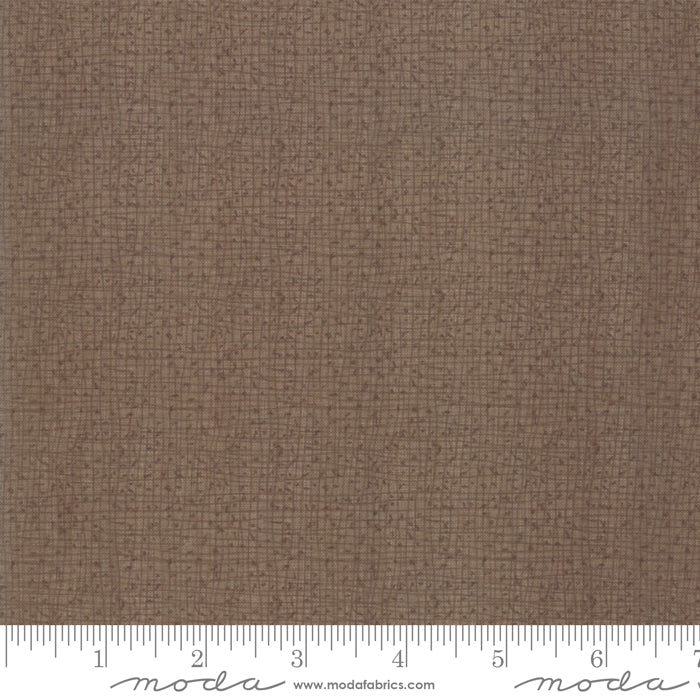 Thatched Quilt Fabric - Blender in Cocoa (Brown) - 48626 72