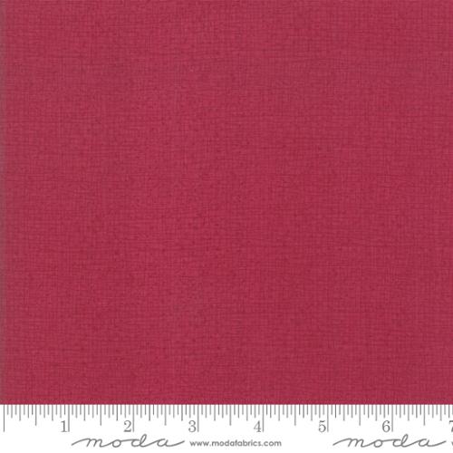 Thatched Quilt Fabric - Blender in Cranberry - 48626 118