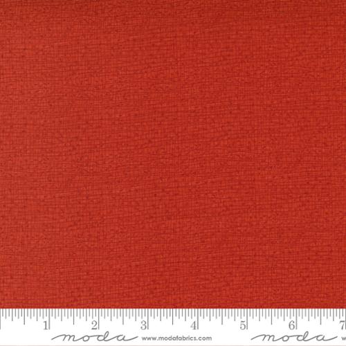 Thatched Quilt Fabric - Blender in Paprika (Dark Orange) - 48626 183
