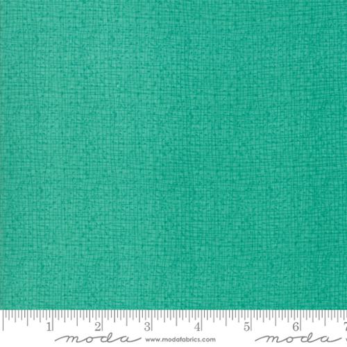 Thatched Quilt Fabric - Blender in Peacock - 48626 77
