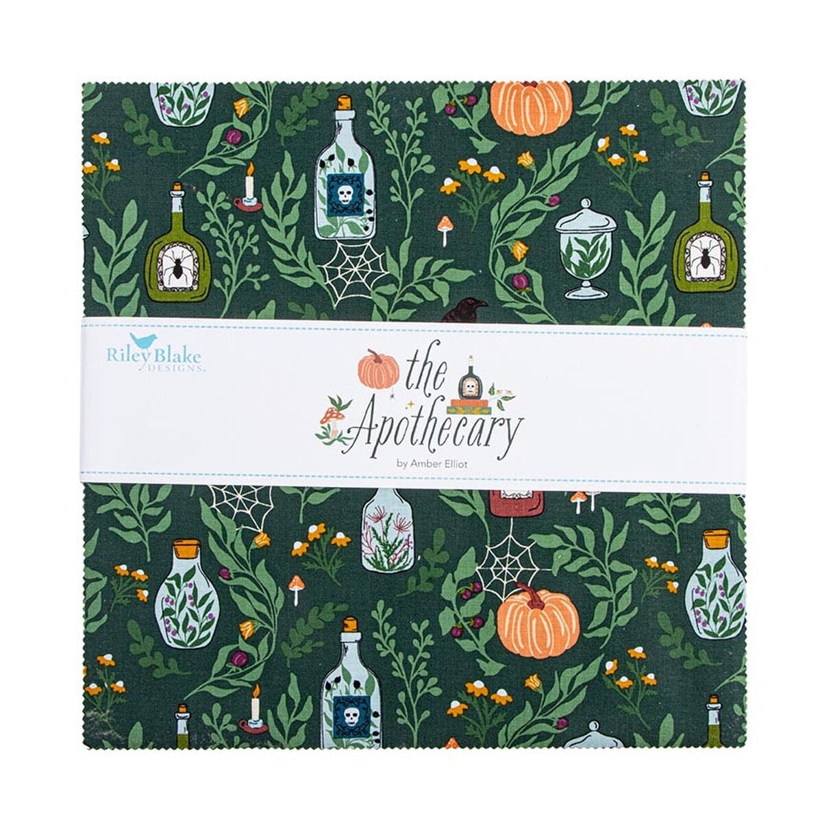 The Apothecary Quilt Fabric - 10" Stacker - set of 42 10" squares - 10-17550-42