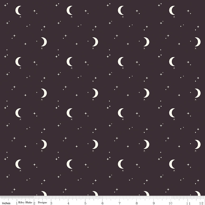 The Apothecary Quilt Fabric - Night Sky in Midnight Black - C17555-MIDNIGHT