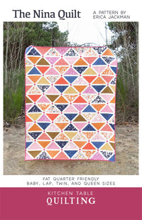 The Nina Quilt Pattern from Kitchen Table Quilting - P212-NINA
