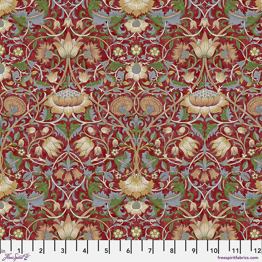The Oxford Holiday Collection Quilt Fabric - Lodden in Crimson Red - PWWM023.CRIMSON