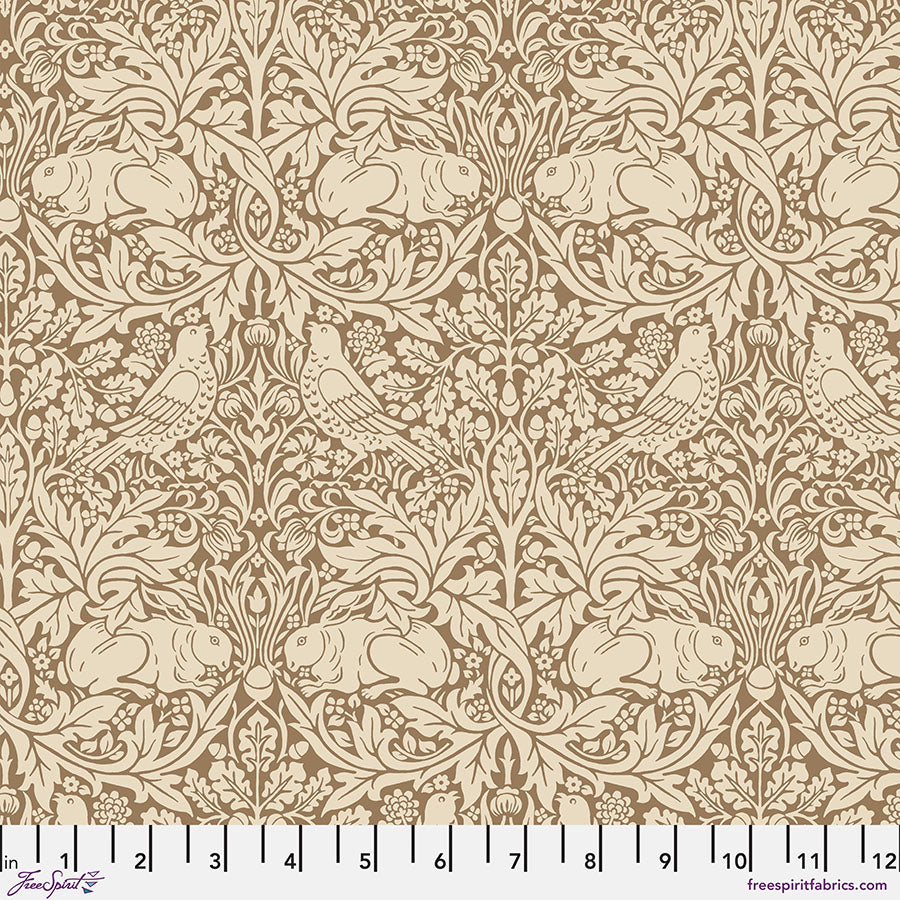 The Oxford Holiday Collection Quilt Fabric - Medium Brer Rabbit in Gold - PWWM131.GOLD