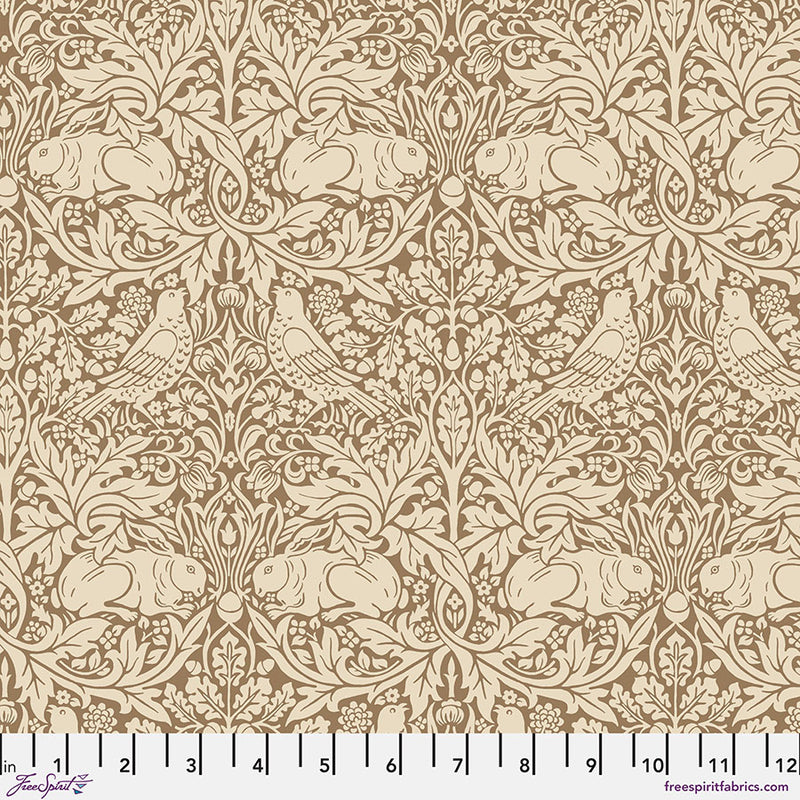 The Oxford Holiday Collection Quilt Fabric - Medium Brer Rabbit in Gold - PWWM131.GOLD