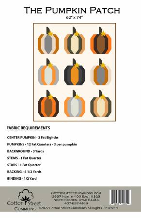 The Pumpkin. Patch Quilt Pattern - CSC250