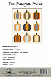 The Pumpkin. Patch Quilt Pattern - CSC250