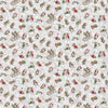 The Christmas Mouse Flannel Quilt Fabric - Mouse Toss in Gray/Multi - F28039-92