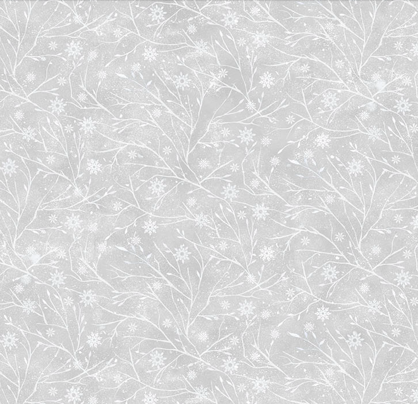 The Christmas Mouse Flannel Quilt Fabric - Twig Blender in Gray - F28044-92