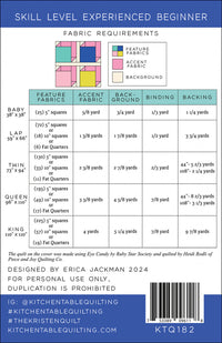 The Kristen Quilt Pattern from Kitchen Table Quilting - KTQ182