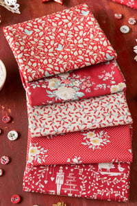 Tilda Merry Little Christmas Quilt Fabric - Red