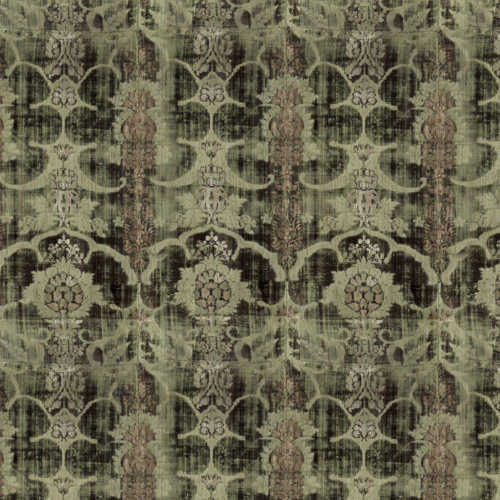Tim Holtz Eclectic Elements Palette Quilt Fabric - Green Tapestry - PWTH267.GREEN