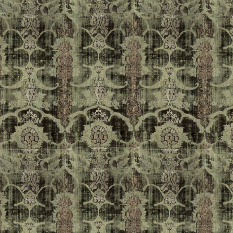 Tim Holtz Eclectic Elements Palette Quilt Fabric - Green Tapestry - PWTH267.GREEN