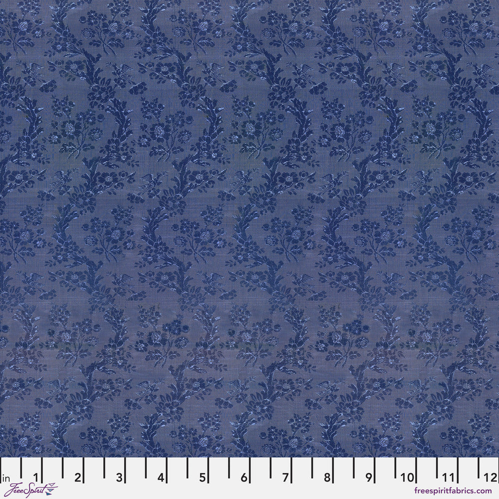 Tim Holtz Eclectic Elements Palette Quilt Fabric - Indigo Tapestry - PWTH296.INDIGO