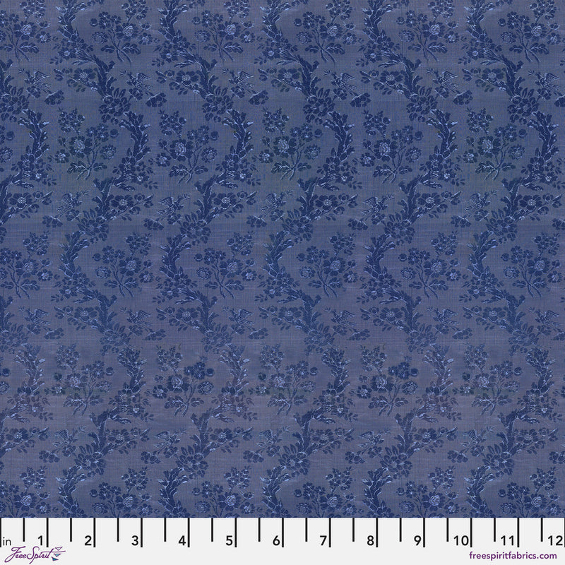 Tim Holtz Eclectic Elements Palette Quilt Fabric - Indigo Tapestry - PWTH296.INDIGO