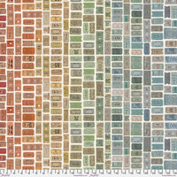 Tim Holtz Eclectic Elements Palette Quilt Fabric - Multi Tickets - PWTH322.MULTI