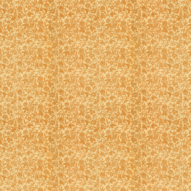 Tim Holtz Eclectic Elements Palette Quilt Fabric - Orange Tiny Print - PWTH238.ORANGE