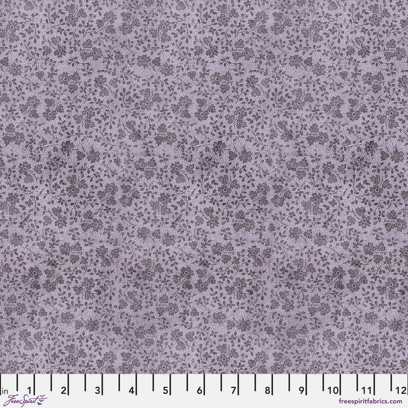 Tim Holtz Eclectic Elements Palette Quilt Fabric - Purple Tiny Print - PWTH308.PURPLE