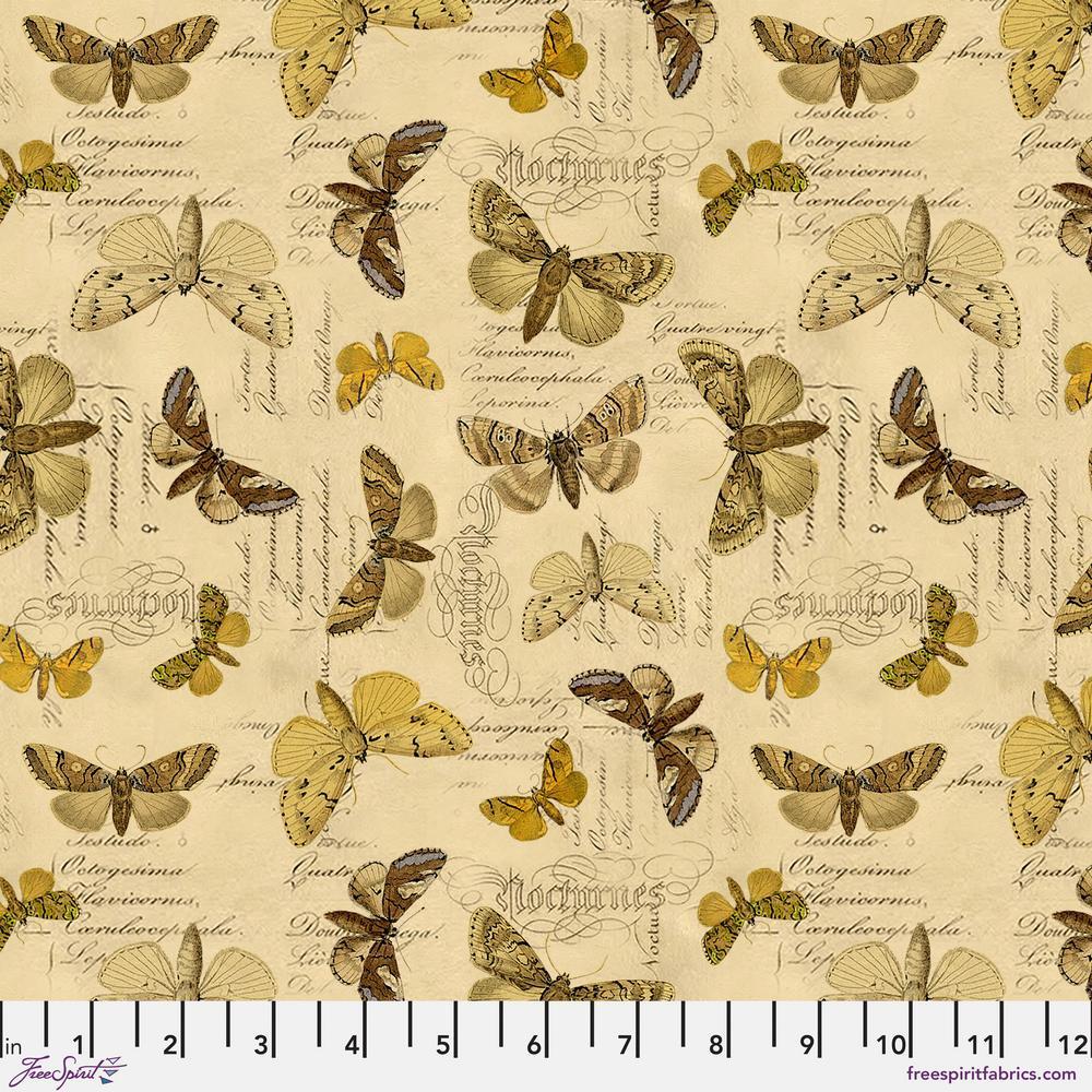 Tim Holtz Eclectic Elements Palette Quilt Fabric - Yellow Specimen - PWTH244.YELLOW