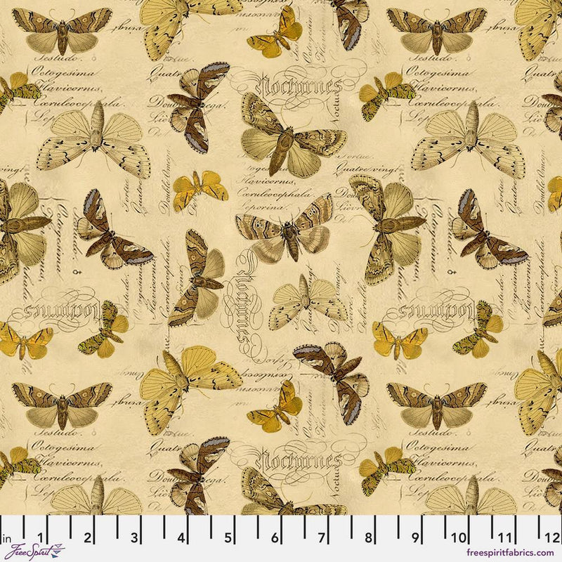 Tim Holtz Eclectic Elements Palette Quilt Fabric - Yellow Specimen - PWTH244.YELLOW