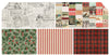 Tim Holtz Eclectic Elements Palette Seasonal Quilt Fabric - Christmas 5 piece Fat Quarter Bundle - TH-CHRS