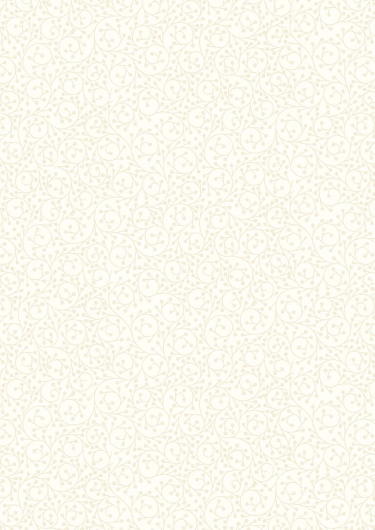 Tiny Tonals Quilt Fabric - Cream on Cream Vines - TT3 2