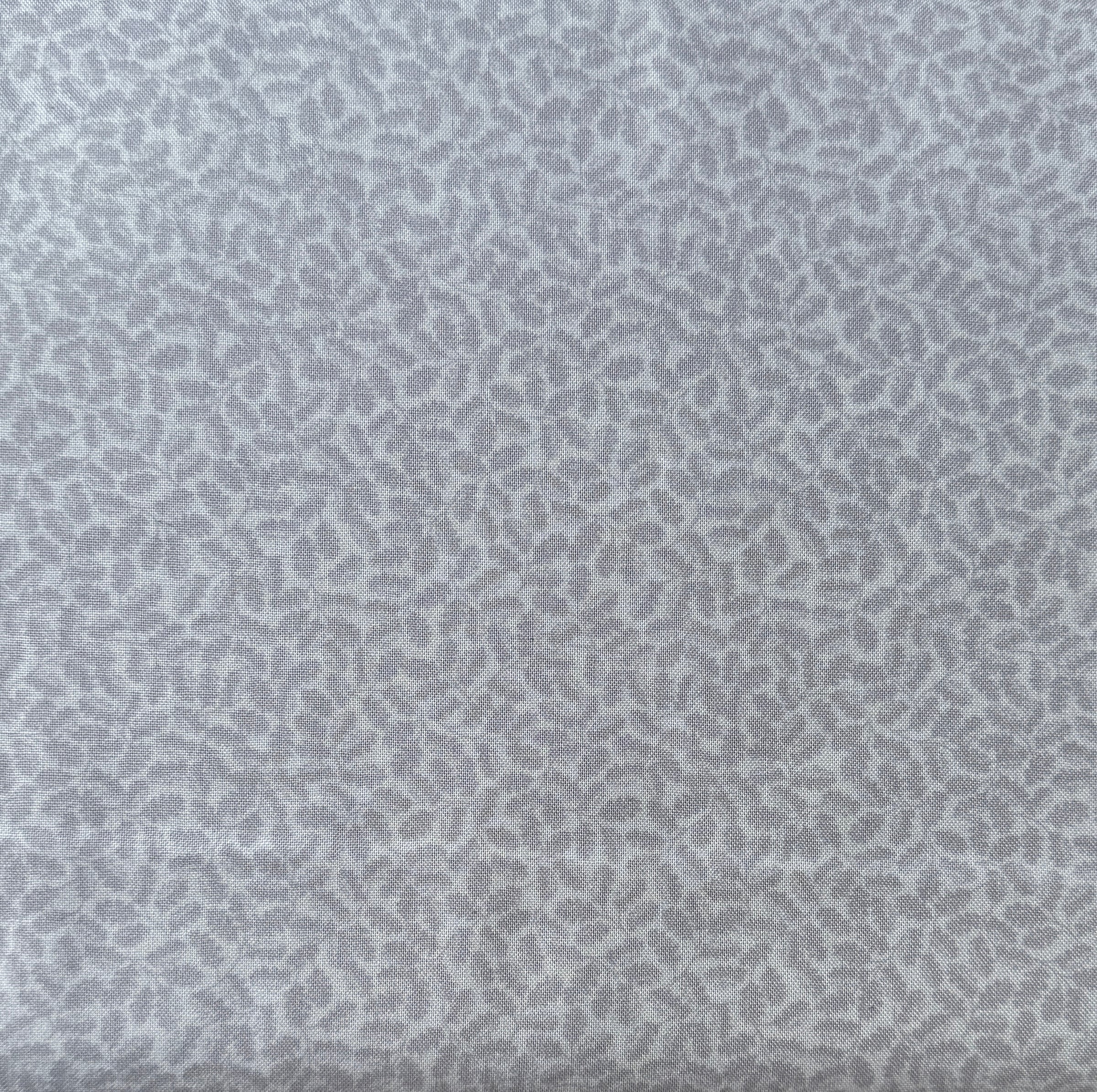 Tiny Tonals Quilt Fabric - Grey on Grey (Gray) Tiny Leaves - TT27 C