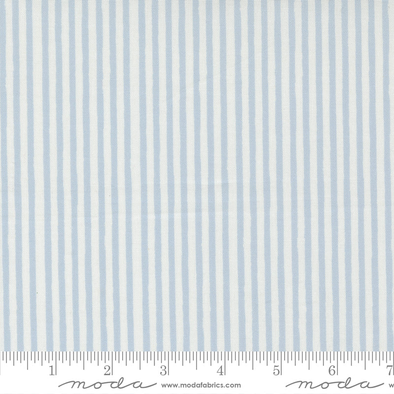 To the Moon and Back Quilt Fabric - Stripe in Sky Blue - 25906 14