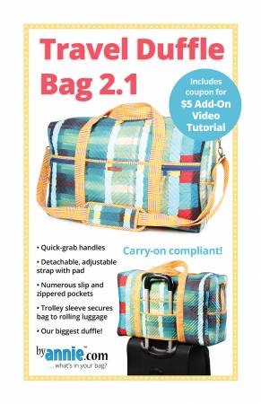 Travel Duffle Bag Pattern 2.1 from By Annie- PBA203-21