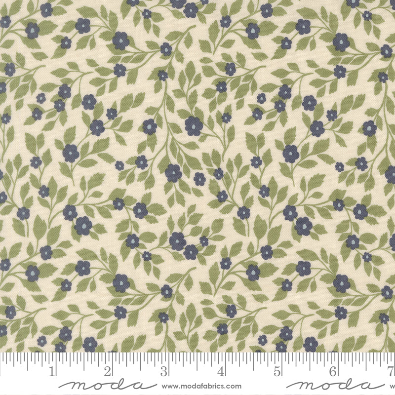 True Love Quilt Fabric - Daydream Posies in Cream - 5261 11