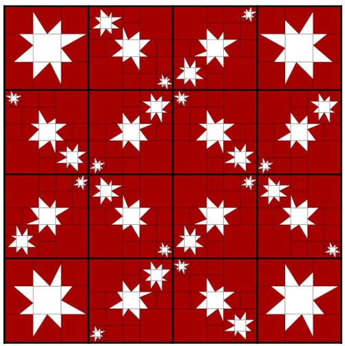 Twinkle And Shine Quilt Pattern by Jenn George Burt - TAS