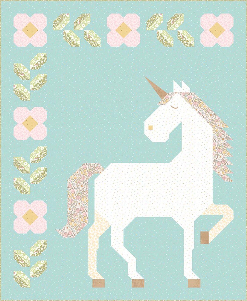 Unicorn Garden Quilt Kit - KT-18320