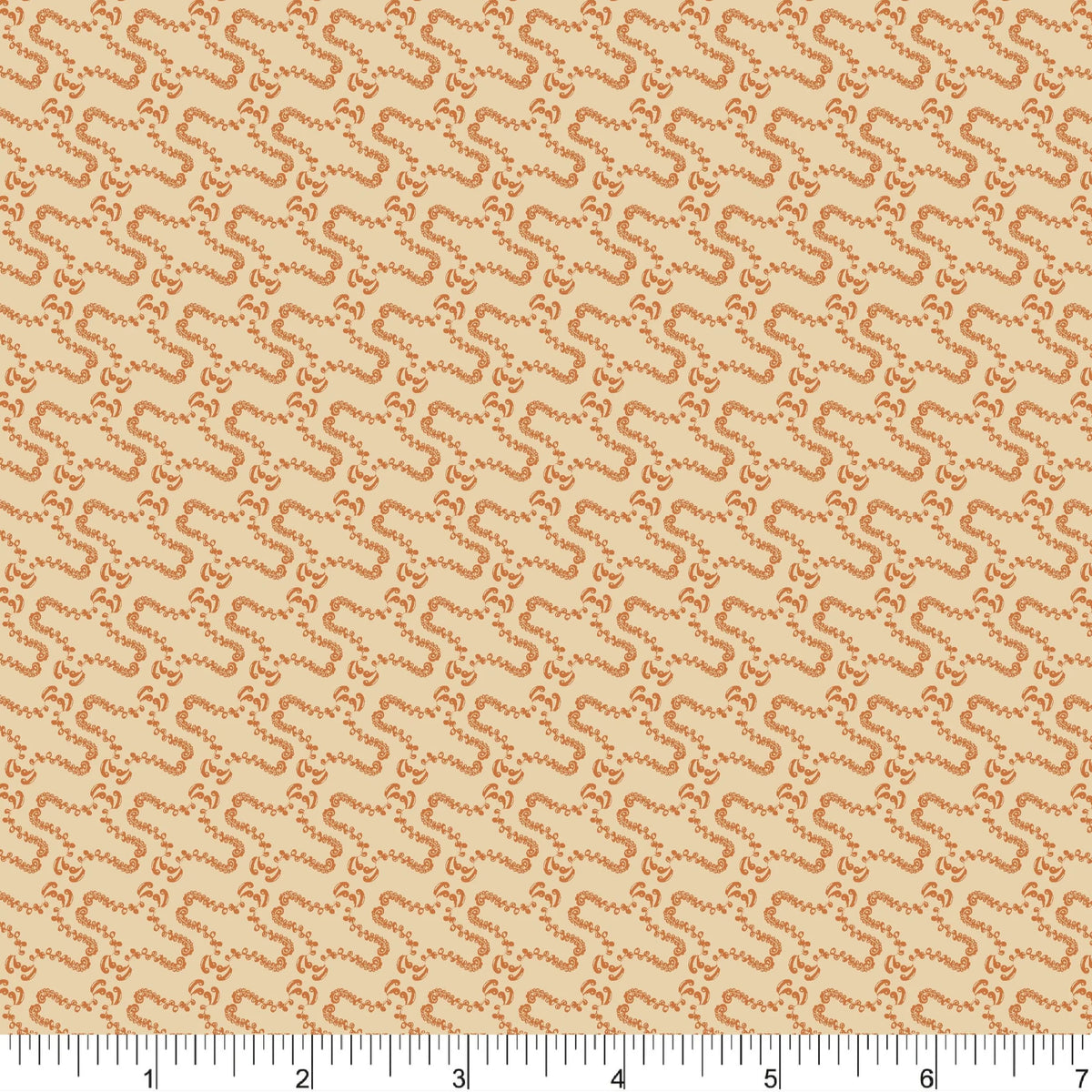 Upstate Quilt Fabric - Garden Gate in Tan - PH0542