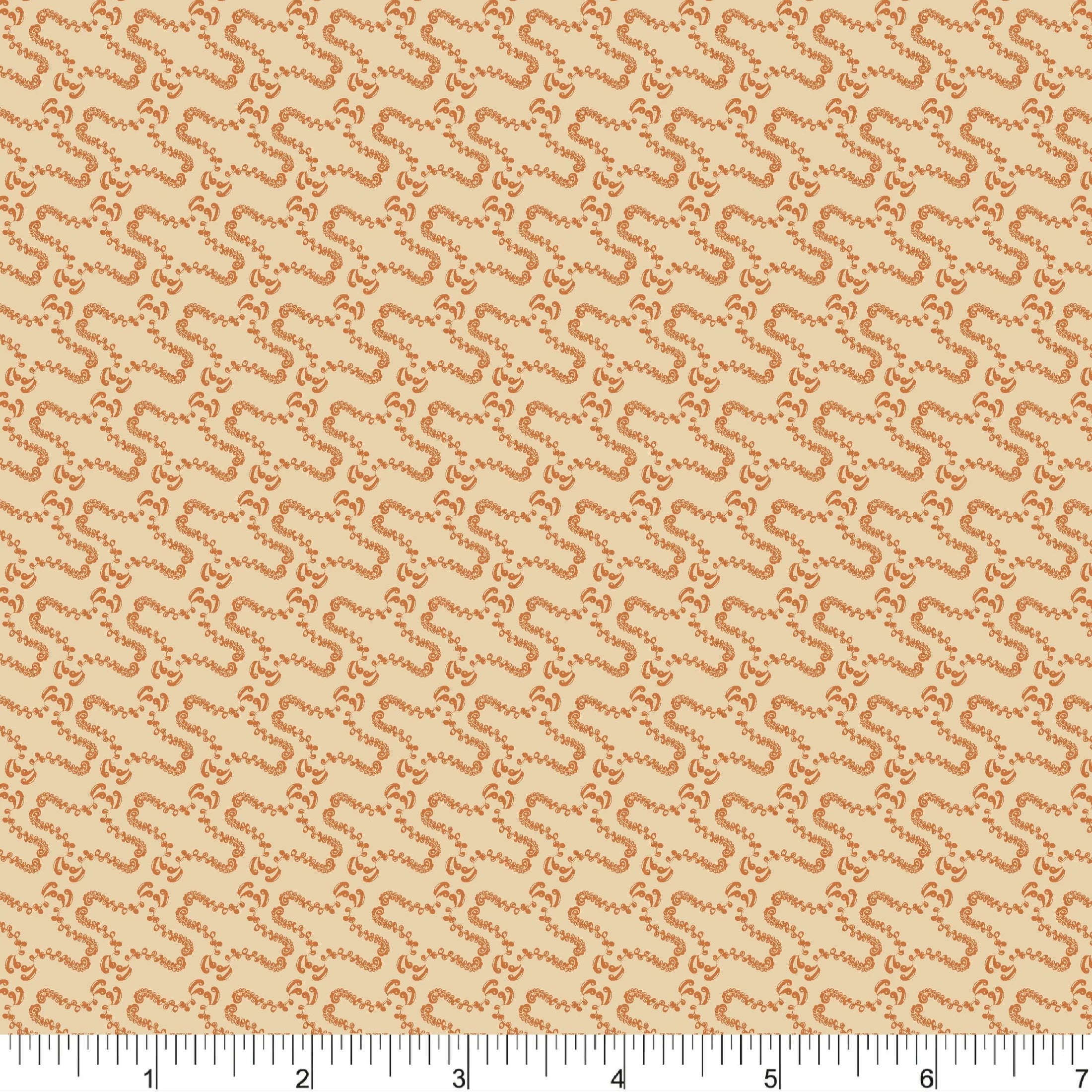Upstate Quilt Fabric - Garden Gate in Tan - PH0542