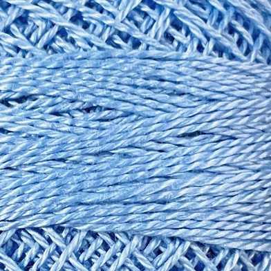 Valdani 100 Denim Light Solid - Perle/Pearl Cotton Size 12, 109 yard ball - PC12-100