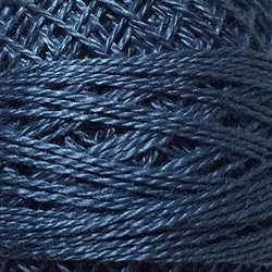 Valdani 112 Dusty Blue Solid - Perle/Pearl Cotton Size 12, 109 yard ball - PC12-112