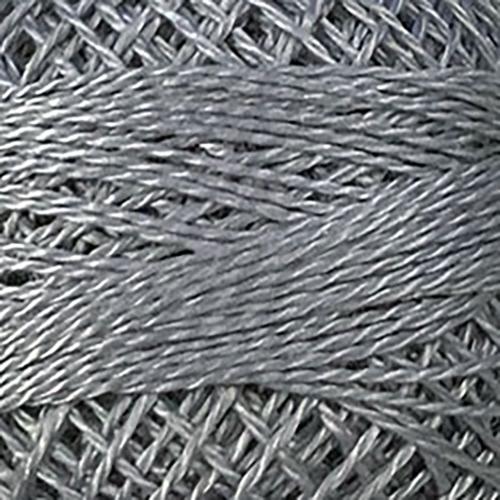 Valdani 118 Pearl Gray Solid - Perle/Pearl Cotton Size 12, 109 yard ball - PC12-118