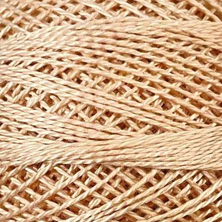 Valdani 146 Luminous Beige Light Solid - Perle/Pearl Cotton Size 12, 109 yard ball - PC12-146