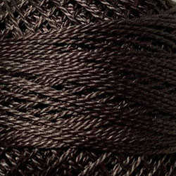 Valdani 172 Rich Medium Brown Solid - Perle/Pearl Cotton Size 12, 109 yard ball - PC12-172