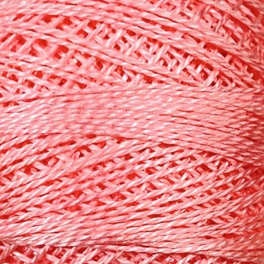 Valdani 46 Rich Pink Solid - Perle/Pearl Cotton Size 12, 109 yard ball - PC12-46
