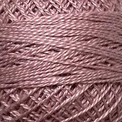 Valdani 881 Distant Mauve Light Solid - Perle/Pearl Cotton Size 12, 109 yard ball - PC12-881