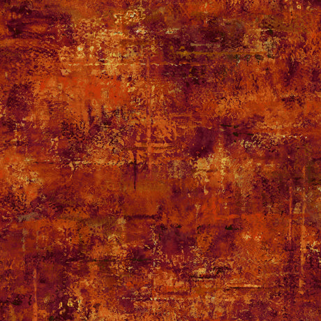 Vibe Quilt Fabric - Mottled Blender in Rust Orange - 2600 30663 T
