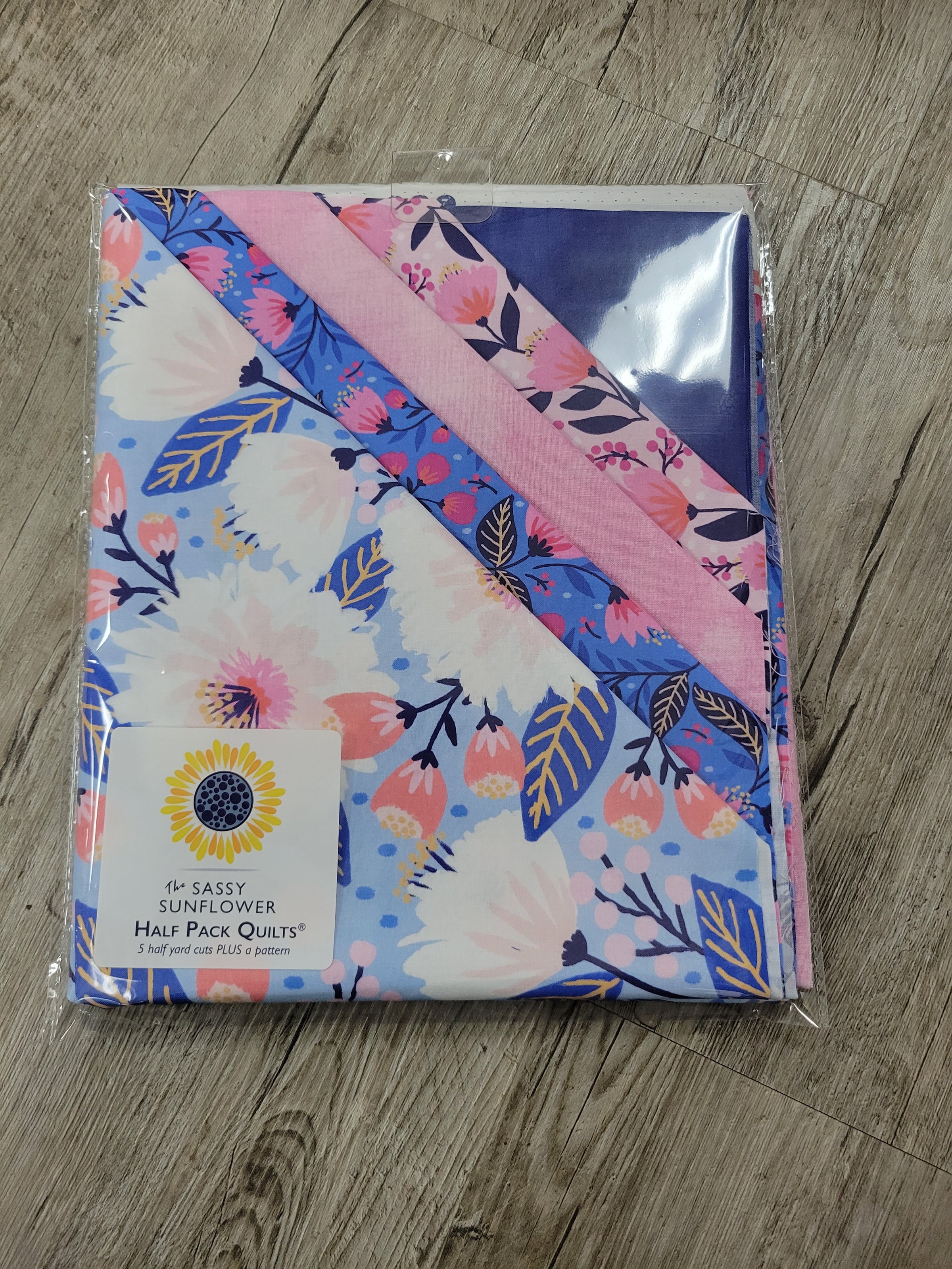 Vibrant Blooms - The Sassy Sunflower Half Pack Quilts™ Kit