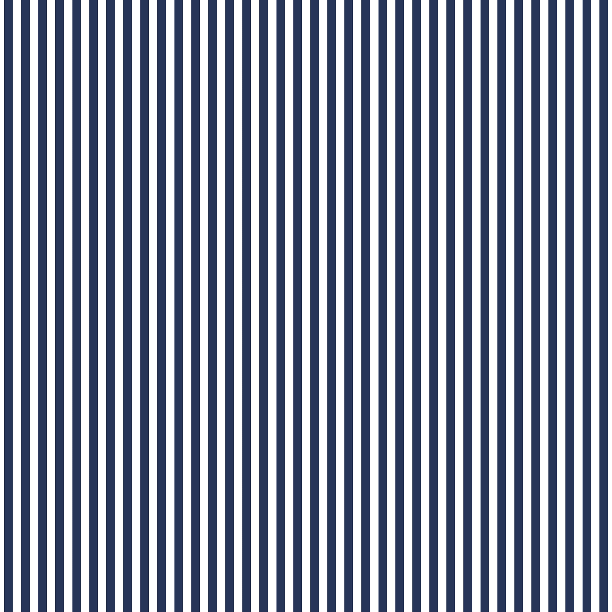 Villa Sol Quilt Fabric - Narrow Stripe in Navy Blue - 55235-8