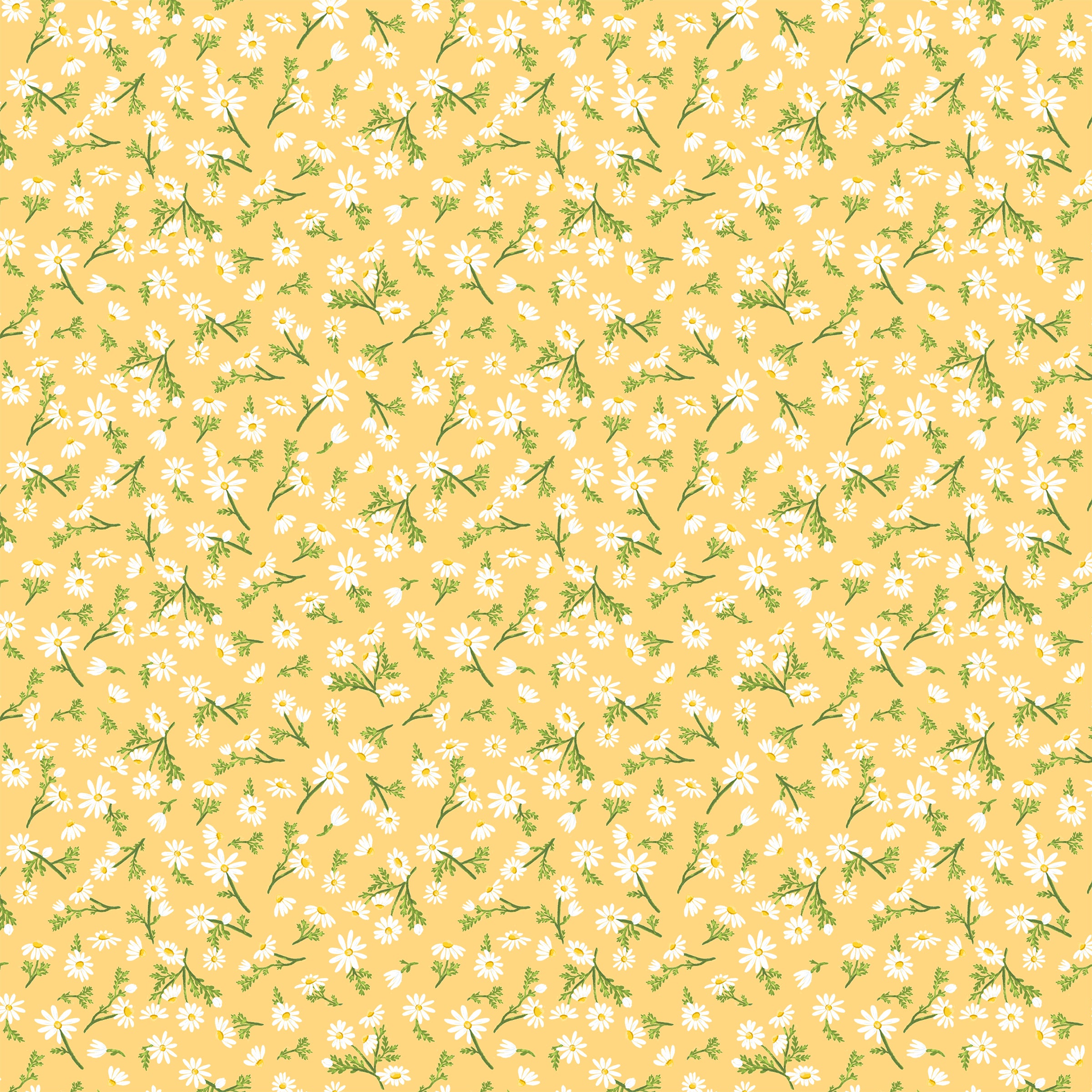 Villa Sol Quilt Fabric - Chamomile in Sunburst Yellow - 55234-10